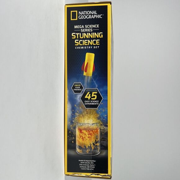 National Geographic STUNNING SCIENCE Chemistry Set 45 Easy Experiments OPEN BOX - Picture 4 of 6